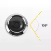 Wizjer cyfrowy Yale 45-0500-1432-00-6011 — 3,2-calowy LCD, kąt widzenia 105°, kąt 110°, czarny, 2×AAA