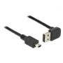 Kabel USB DeLOCK 1m USB 2.0-A na Mini-USB B Czarny