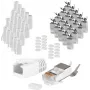 Złącze przewodowe RJ-45 ShiverPeaks 72067-20W białe