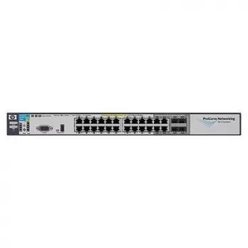 Przełącznik HP Enterprise ProCurve 3500 yl 24G Layer 3 Managed, 24 porty Gigabit, przełączanie Layer 3