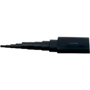3M TE100048582 - Rurka termokurczliwa - Czarna - 100 cm - 1,2 cm - 135 °C