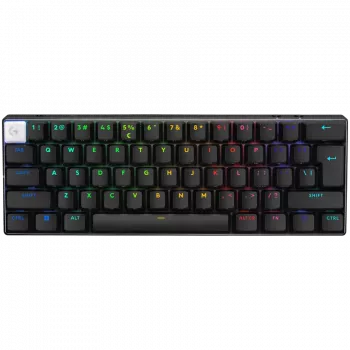 LOGITECH PRO X 60 LIGHTSPEED Bezprzewodowa Klawiatura Gamingowa (Tactile) - Czarny - PAN - 2.4GHZ/BT - EMEA28i-935 - PRZEŁĄCZNIK TACTILE