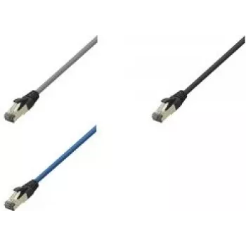 LogiLink CQ8042S Kabel sieciowy RJ45, kabel krosowy CAT 8.1 S/FTP 1,50 m Jasnoszary Bezhalogenowy 1 szt.