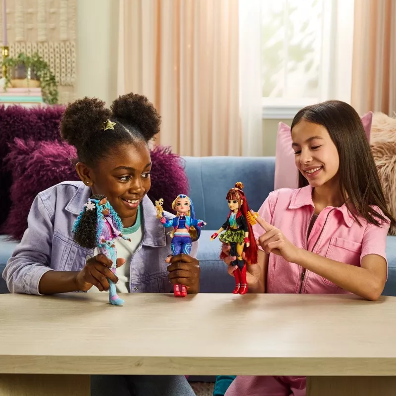 Lalka modowa Spinmaster Unicorn Academy Ava model 6072649 – lalka modowa z zestawem tematycznych ubrań i akcesoriów