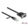 Kabel sieciowy DeLOCK 88008 Czarny 0,3 m RJ-45
