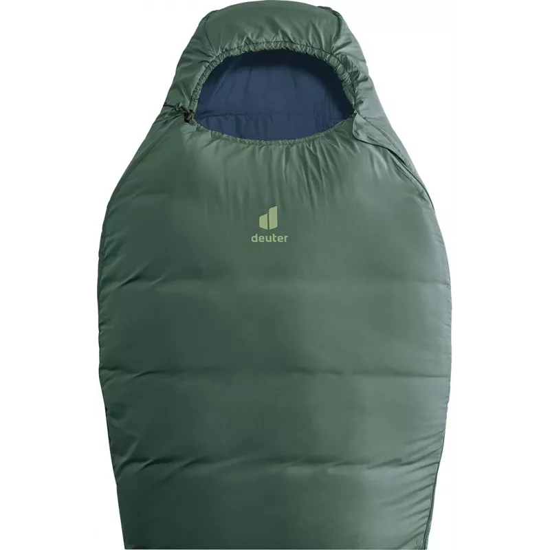 Śpiwór mumia DEUTER Orbit SL +5°C / 41°F — szerokość 750 mm, głębokość 480 mm, Ripstop PES, zielony