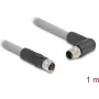 Kabel sensorowy/aktuatorowy DeLOCK 1 m RST M12 szary 80546