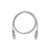 Kabel krosowy LAN Extralink Cat5e UTP 1 m, RJ-45 do RJ-45, szary