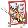 Zestaw do malowania po numerkach Ravensburger CreArt Happy Deer — płótno z numerami do malowania