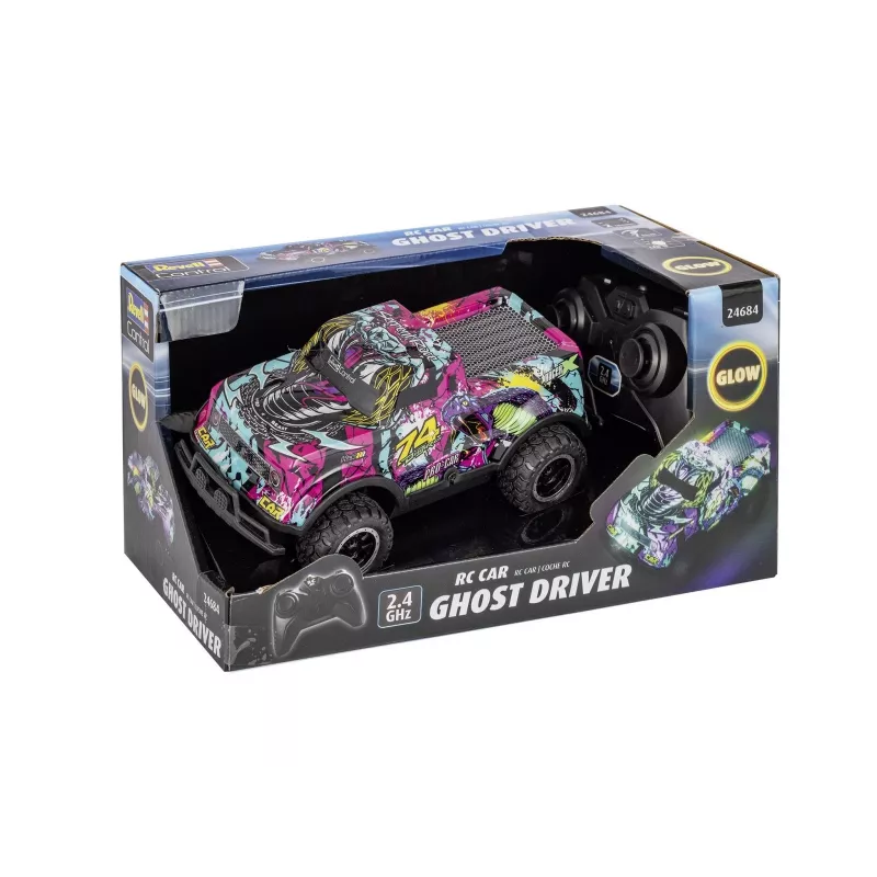 RC Samochód Ghost Driver - Fioletowy