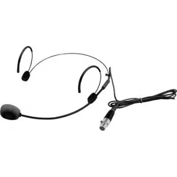 Bezprzewodowy zestaw słuchawkowy z mikrofonem UHF Omnitronic UHF-300 — system bezprzewodowy do transmisji głosu