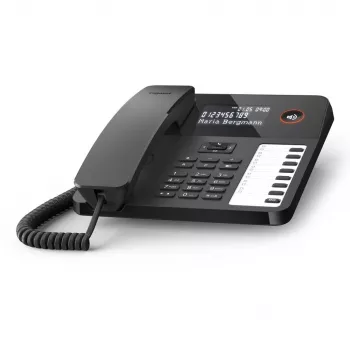 Gigaset DESK 600 Telefon analogowy z identyfikacją rozmówcy Czarny