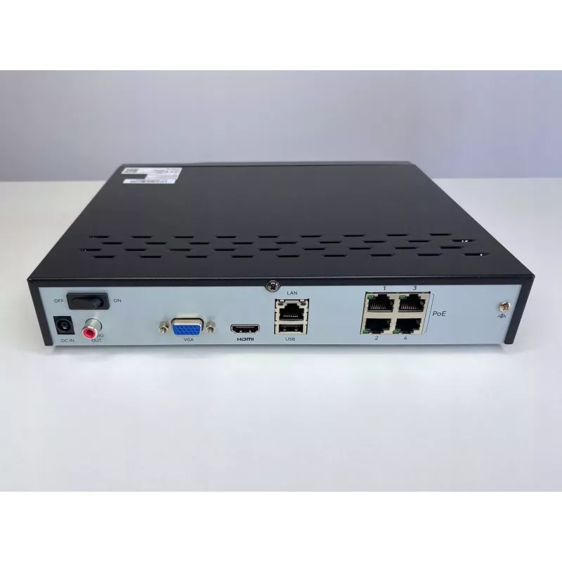 Rejestrator sieciowy Reolink PN01-4 PoE, 4-kanałowy NVR, H.264, PoE, HDMI, VGA, maks. 6 TB