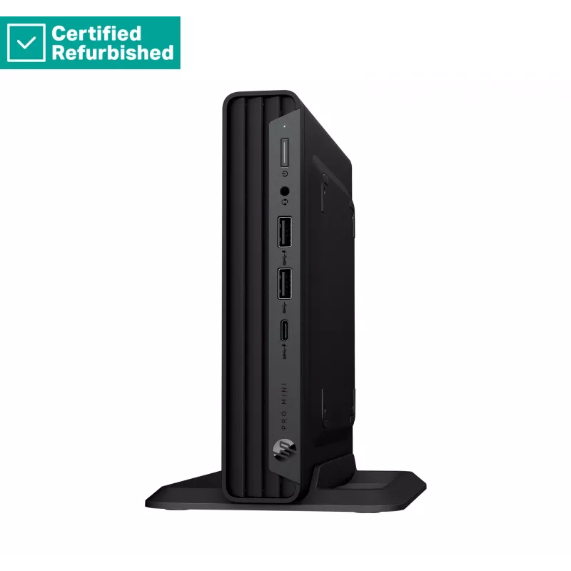 RENEW srebrny HP Pro 400 G9 Mini - i5-14500T, 16GB, 512GB SSD, USB mysz, Win 11 Pro, 1 rok