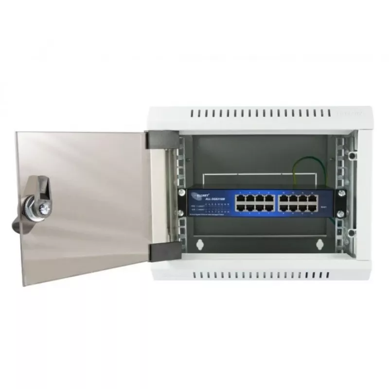 Przełącznik zarządzalny ALLNET 112534 L2 Gigabit Ethernet 16 portów 19U Czarny