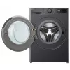 Pralka LG F2WR508S2M — ładowanie od przodu, 8 kg, 1200 obr./min, A efektywność, 60×48 cm, LED, middle Czarny