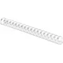 Grzebień plastikowy Fellowes - 14 mm - 21 pierścieni - A4 (210 x 297 mm) - Biały - 100 szt. Grzebień do bindowania - do Fellowes Galaxy 500, Galaxy E 500, Pulsar 300, Pulsar-E 300, Quasar