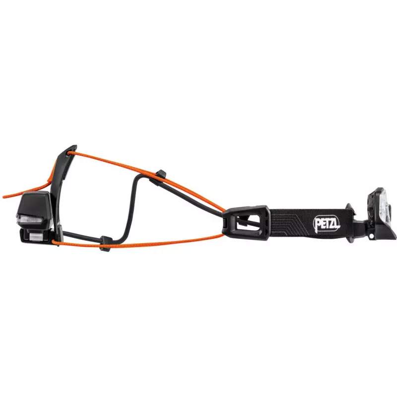 Opaska na głowę z latarką Petzl NAO RL Czarno-Pomarańczowa LED 1500 lm USB