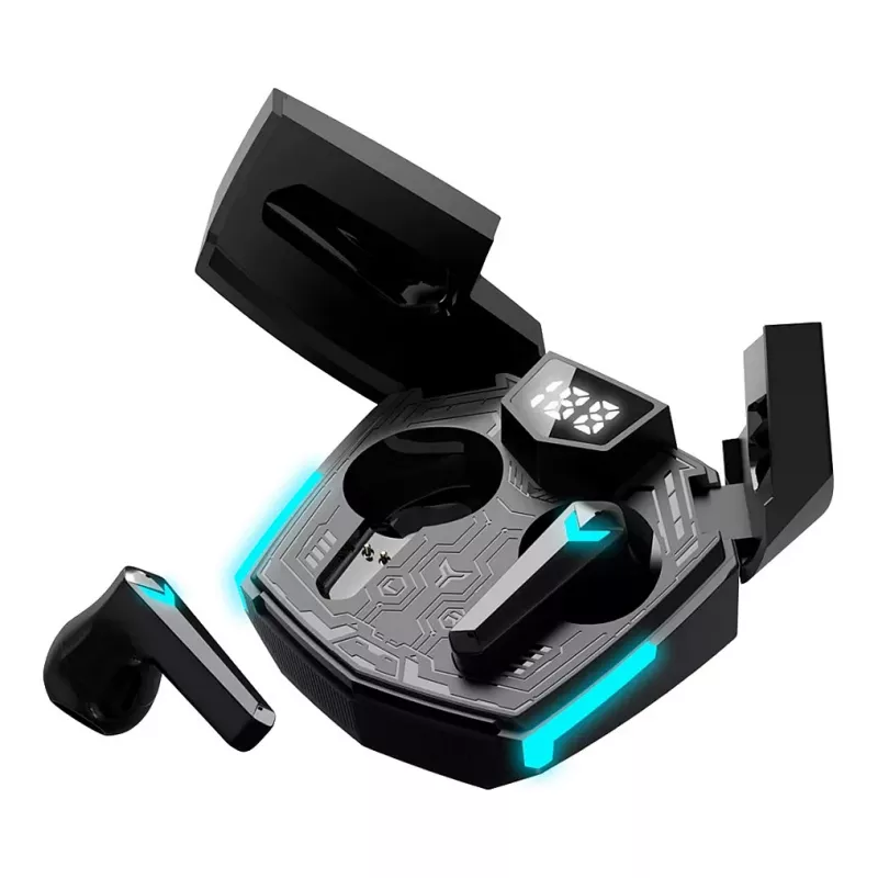 Słuchawki Canyon GTWS-2 Bezprzewodowe Nauszne Gaming USB Type-C Bluetooth Stacja Ładująca Czarny (CND-GTWS2B)