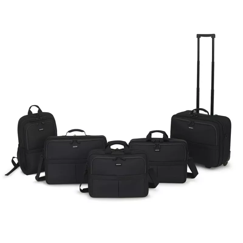 Plecak DICOTA D31696 Czarny Politereftalan etylenu (PET)