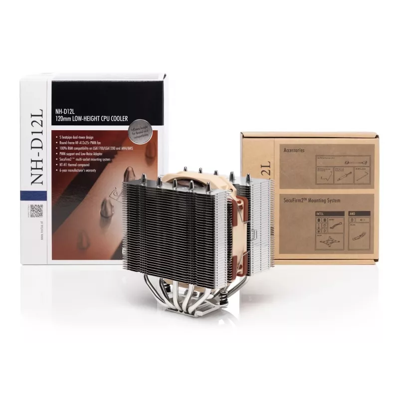 Noctua NH-D12L Chłodzenie procesora - 120mm