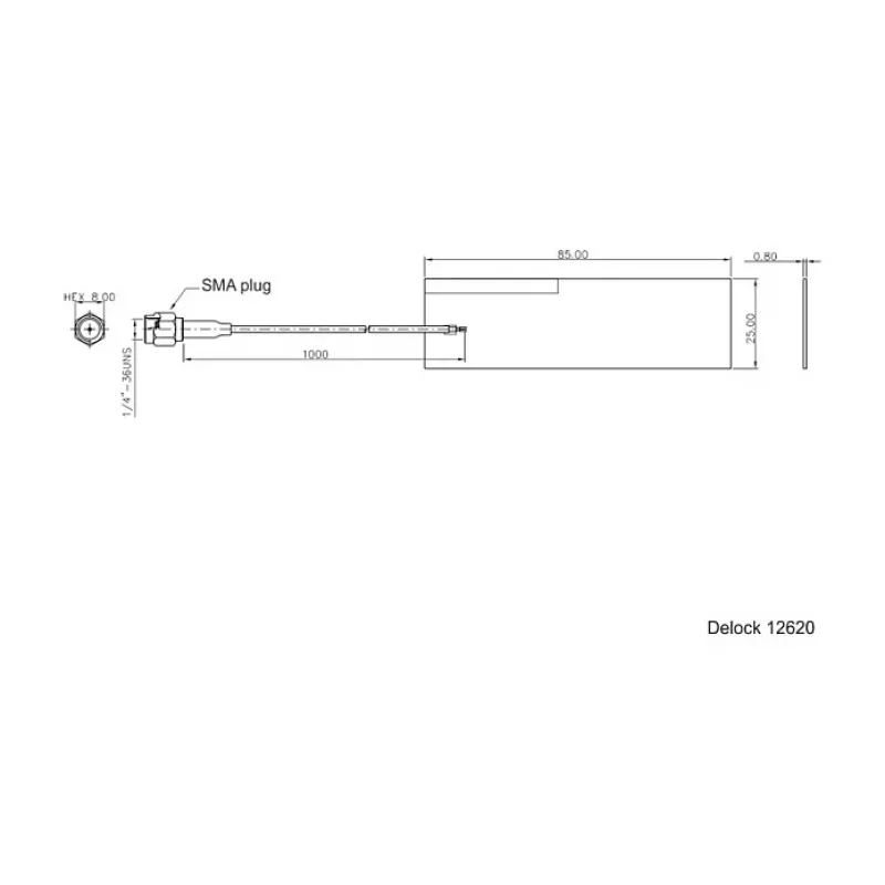 Antena DeLOCK 12620