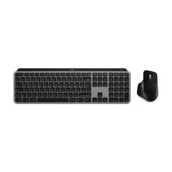 Logitech MX Keys S Combo dla Mac, Bezprzewodowa, Układ DE Klawiatura i Mysz, Funkcje i przyciski zoptymalizowane pod macOS