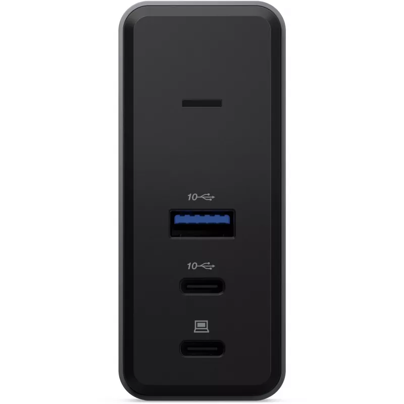 Lenovo X9 Charging GaN Dock Przewodowy USB 3.2 Gen 2 (3.1 Gen 2) Type-C Szary