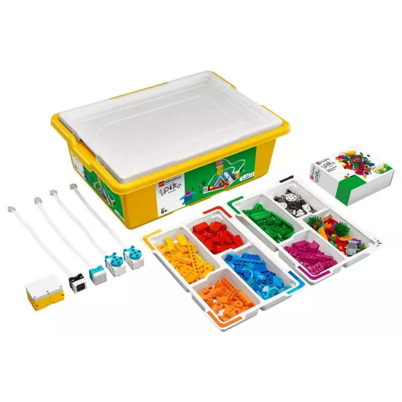 Zestaw edukacyjny do robotyki i kodowania LEGO Education Spike Essential Set A+ 45345 — 449 elementów, wiek 6+