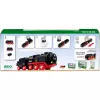 Brio - Lokomotywa parowa zasilana bateriami z zbiornikiem na wodę, wiek 3+