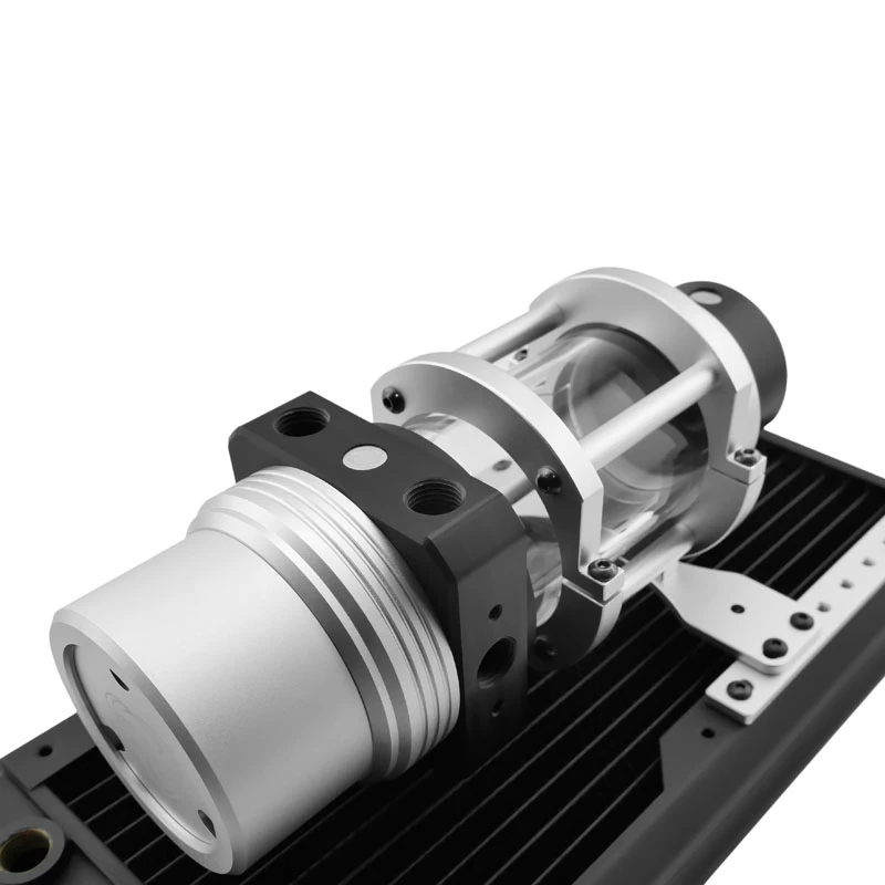 Singularity Computers Protium Reservoir 100mm - Acetyl, srebrny, czarny