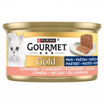 PURINA Gourmet Gold Mus z łososiem - mokra karma dla kota - 85 g