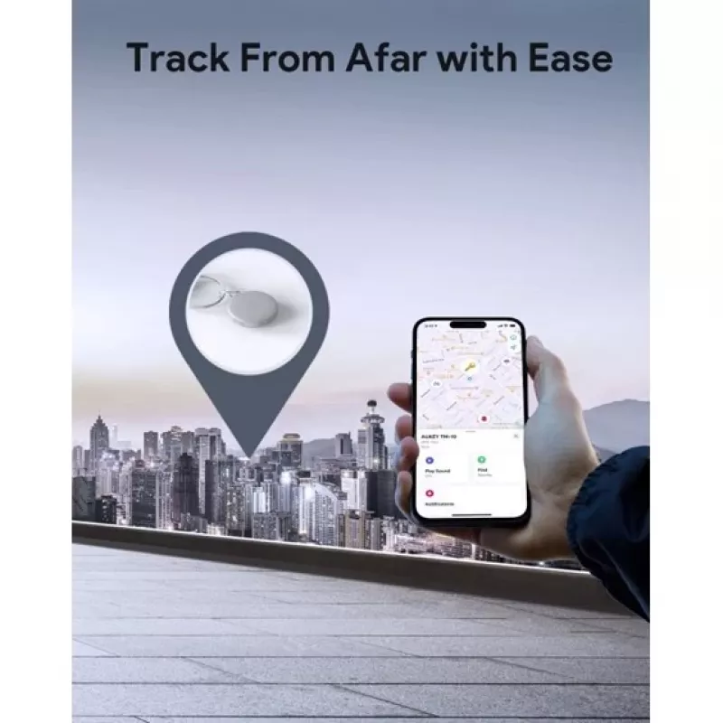 AUKEY Smart Mini Air Tag Bluetooth Tracker For Apple Track Mate 1 Series TM-10