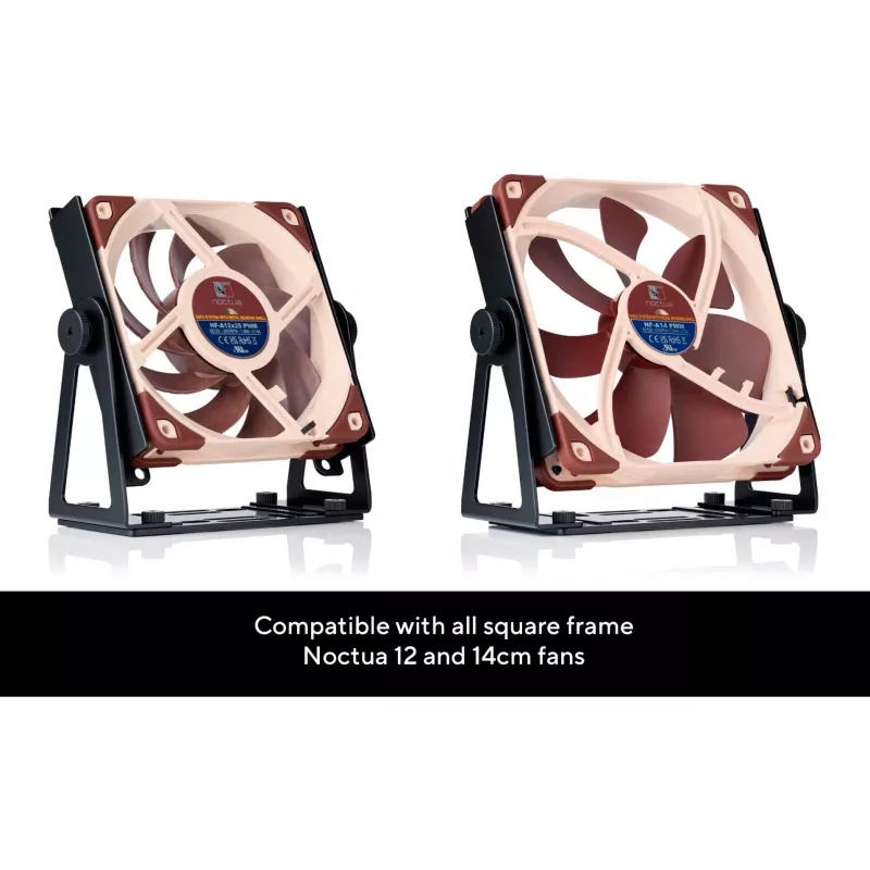 Noctua NV-FM1 uniwersalny obrotowy uchwyt wentylatora, czarny