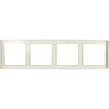 Jung 4-way Frame LS 990 Creme-Biały LS984W (LS984W)