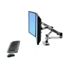 ERGOTRON LX Podwójne ramię Side-by-Side srebrny polerowany aluminium