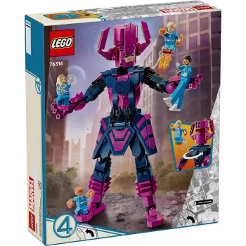 LEGO zestaw konstrukcyjny Marvel Super Heroes 76316 — Fantastyczna Czwórka: Minifigurka Galactus, 427 elementów, 4 minifigurki, wiek 9+
