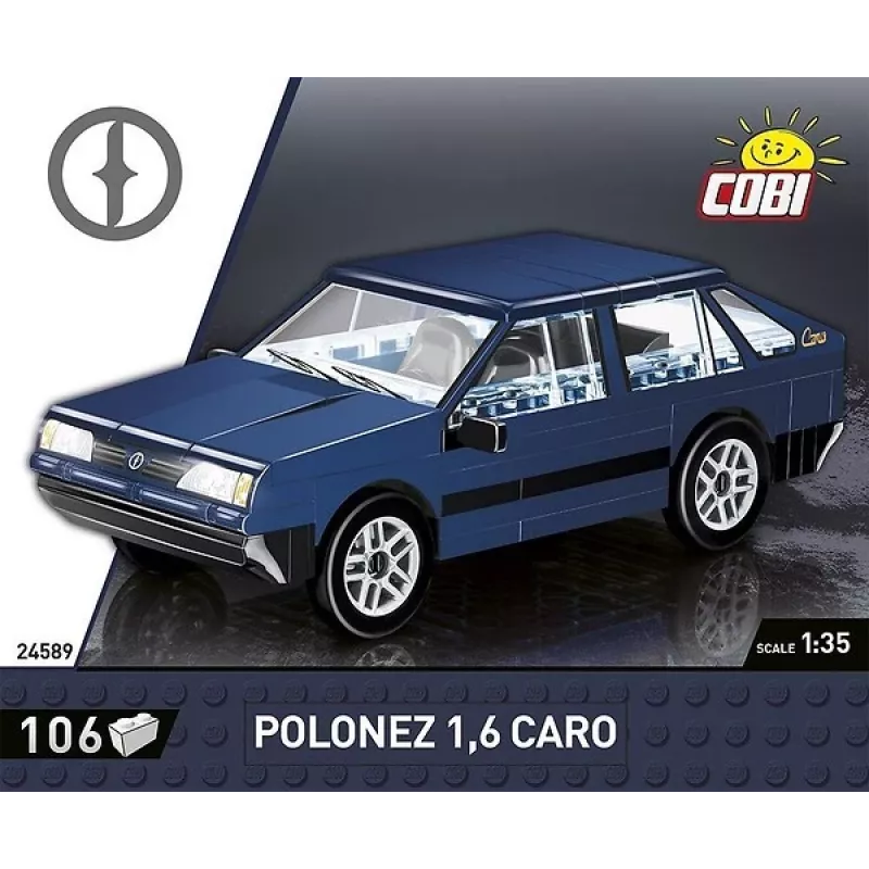 Cobi Polonez 1,6 Caro model kit — skala/model nieokreślony, plastikowy zestaw konstrukcyjny, MPN 24589