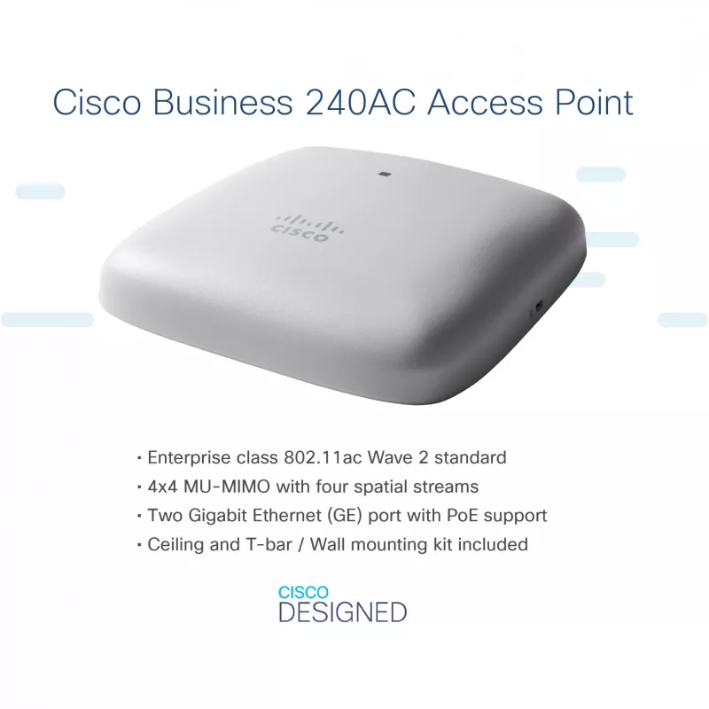 Business 240AC - Punkt dostępowy - Wi-Fi 5 - 2,4 GHz, 5 GHz (opakowanie 3 szt.)