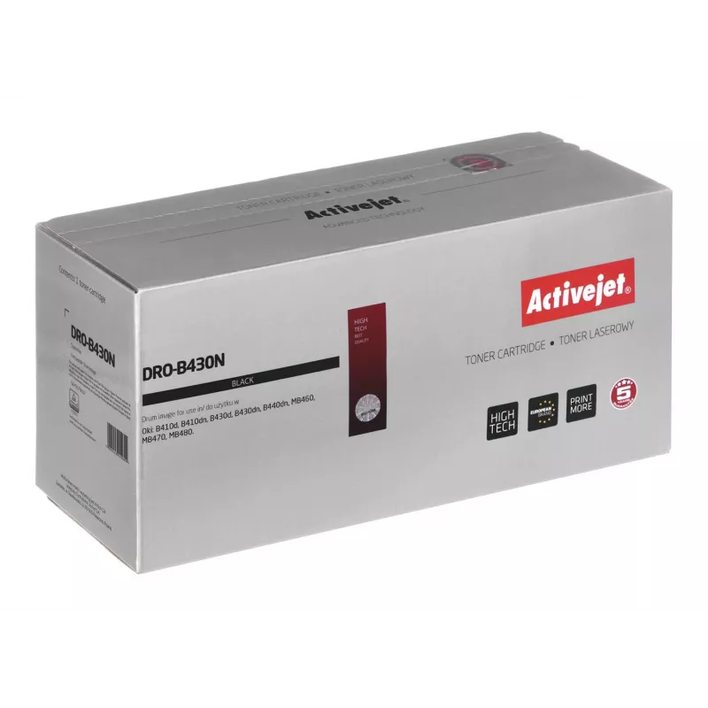 Bęben Activejet DRO-B430N (zamiennik OKI 43979002; Supreme; 25000 stron, czarny)
