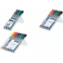 Marker permanentny Staedtler 314 WP4 czarny niebieski zielony czerwony