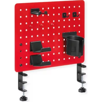 VALUE Pegboard f.Gamer Clamp Mount Czerwony (17.99.0099)