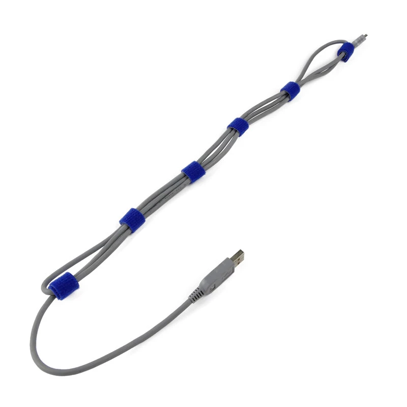 LABEL THE CABLE LTC PRO Rolka z rzepem, dwustronna taśma rzepowa, 25 m, żółta