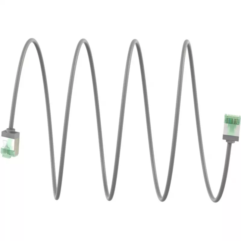 Kabel sieciowy Goobay 74346 RJ-45 Cat8.1 1m szary