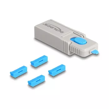 Blokada portu DeLOCK 20927 DisplayPort 4 sztuki + narzędzie blokujące