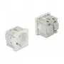 Gniazdo zasilania DELOCK 81320 CEE 7/3 3P+N+PE 250V 16A Białe ABS 45×45×43 mm