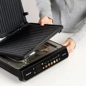 Grill elektryczny 2-w-1 Taurus Asteria Digital — 2000 W, regulowany termostat, nieprzywierająca powłoka, wyjmowana tacka ociekowa