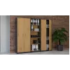 Topeshop OLIV 2D ANT/ART KPL regał biurowy