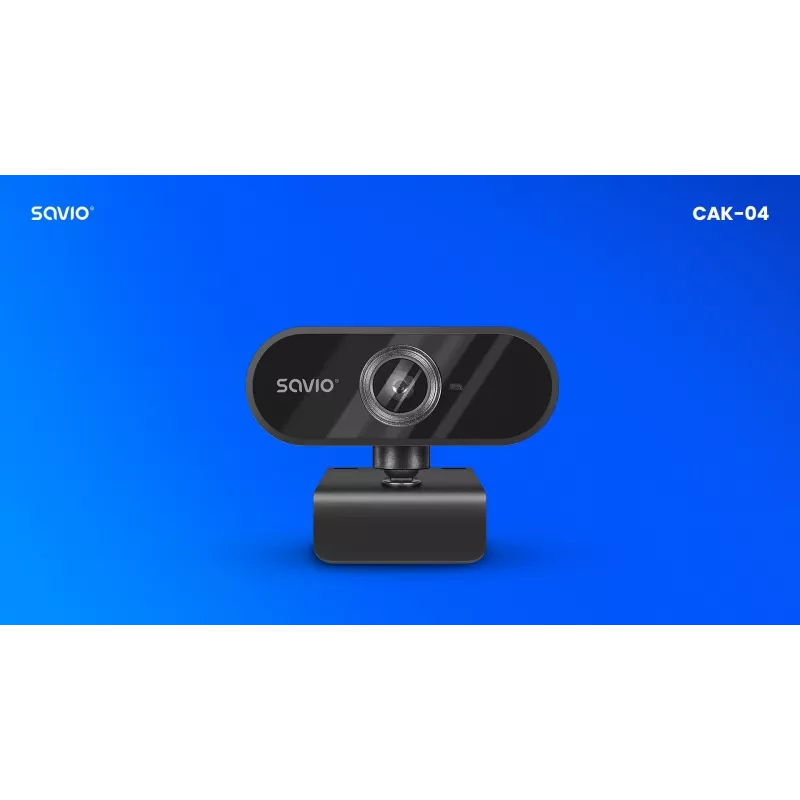 Kamera internetowa Savio CAK-04 720 MP 1280 x 720 pikseli USB Czarna