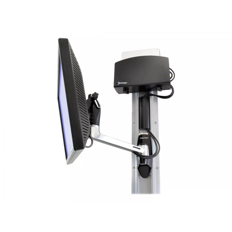 Ergotron LX HD uchwyt ścienny Swing Arm - zestaw montażowy (ramię wahadłowe, pokrętło) do telewizora (uchylny i obrotowy) - aluminium - rozmiar ekranu: do 106,7 cm (do 106,70 cm (42)) - akcesoria montażowe